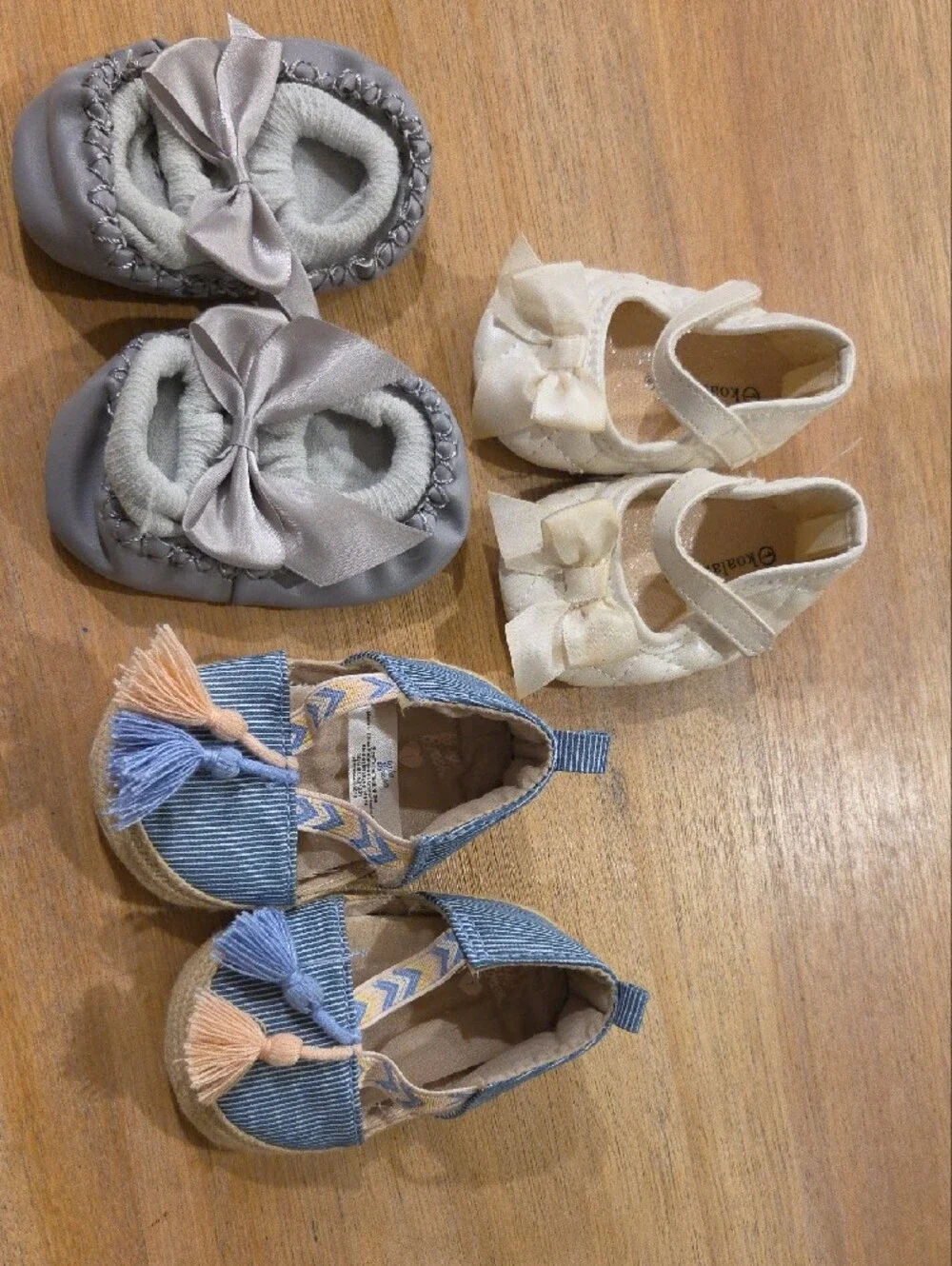 Lot Of Soft-Soled Shoes New Born To Sz 1 New